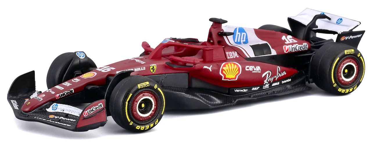 F1 Ferrari SF-25 Charles Leclerc #16 Blister Scala 1:64 - immagine 2