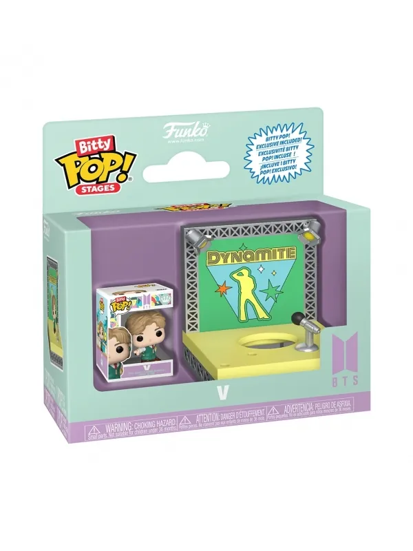 Funko Bitty POP! Stages Dynamite - V - BTS - immagine 2